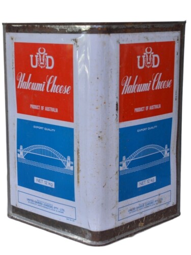 Tin - United Dairies Haloumi Cheese North Parramatta - 12kg