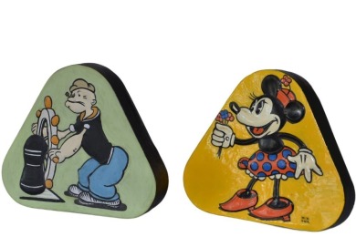 Tins x 2 - Popeye & Minnie - Toffee Tins