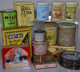 Box Lot - Mixed tins - Household Modern