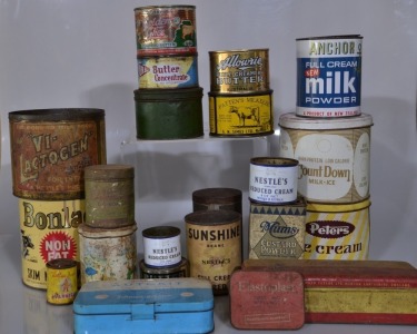 Box Lot - Mixed Household tins