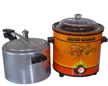 Kitchenalia - Cookers x 2 - Pressure and Electric Slow cooker