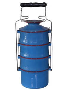 Kitchenalia - Tiffin - Blue Enamel
