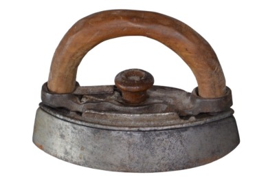 Kitchenalia - Small Iron with timber handle
