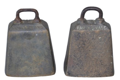 Bell - Horse Team Bells x2 - F. R. White Harbenvale & Success to Horse Teams