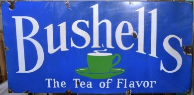 Enamel Sign - Bushells Tea