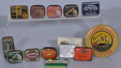 Box Lot - Gramophone tins & Record Cleaner Adelaide