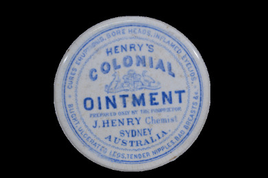 Chemist - Potlid - Henry's Colonial Ointment, Sydney