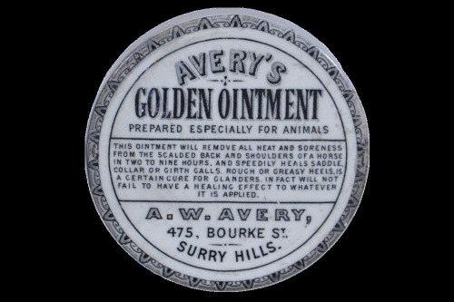 Chemist - Potlid - Avery's Golden Ointment, Surry Hills