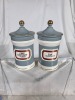 Chemist - Apothecary jars x 2 - 3