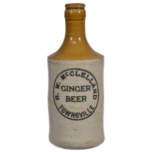 Ginger Beer - Crown seal - R.W. McClelland, Townsville