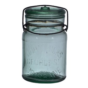 Fruit Jar - 1 Quart - John Hicks, Brisbane