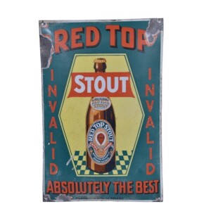 Advertising - Sign - Red Top Stout, Bulimba brewery