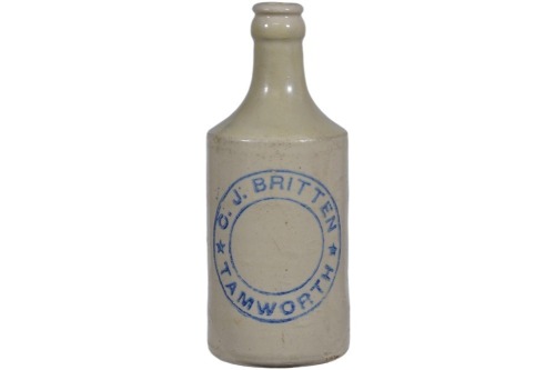 Ginger Beer - Crown seal - C.J. Britten, Tamworth