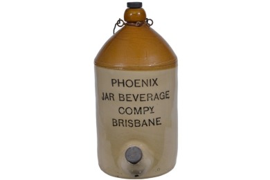 Demijohn - Pheonix Jar Beveridge Compy., Brisbane