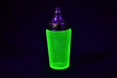 Uranium Glass - Cocktail Shaker