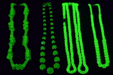 Uranium Glass - Jewellery - Necklaces x 4