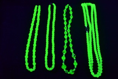 Uranium Glass - Jewellery - Necklaces x 4