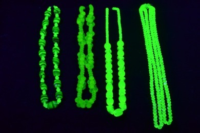 Uranium Glass - Jewellery - Necklaces x 4
