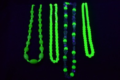 Uranium Glass - Jewellery - Necklaces x 4
