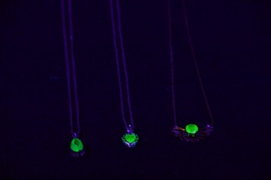 Uranium Glass - Jewellery - Necklaces x 3