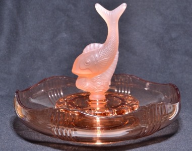 Depression Glass - Float Bowl - Flying fish
