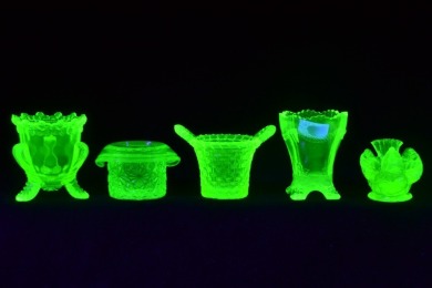 Uranium Glass - Salts x 5