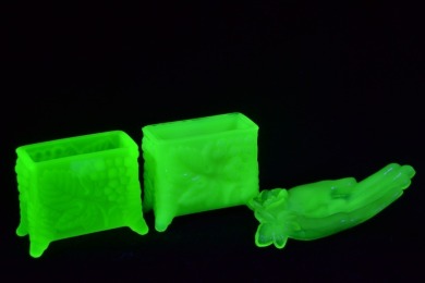 Uranium Glass - x 3