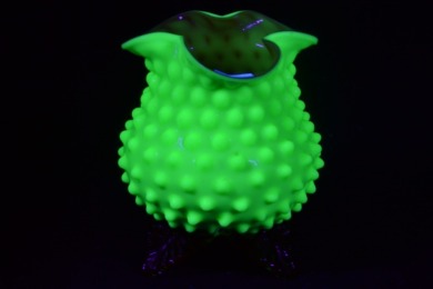 Victorian Glass - Hobnail Vase