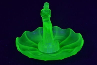 Uranium Glass - Float Bowl - Stump Lady