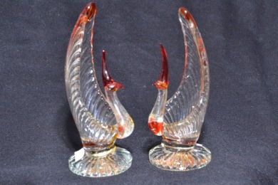 Murano Glass - Peacocks