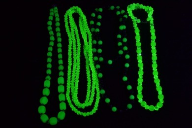 Uranium Glass - Jewellery - Necklaces x 4