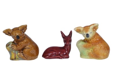 Group Lot - Rosedale - Animal Figurines x 3