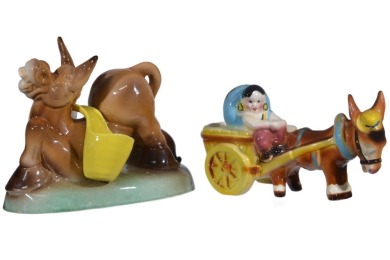 Figurines - Donkeys x 2