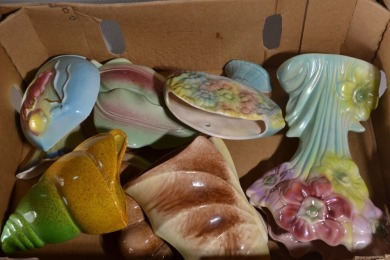 Box Lot - Pocket Vases & Other