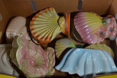 Box Lot - Shell Vases