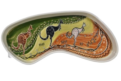 Corrobboree - Peggy James - Abstract Serving Tray