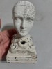 Figural Ink Well - Phrenology Head - 2