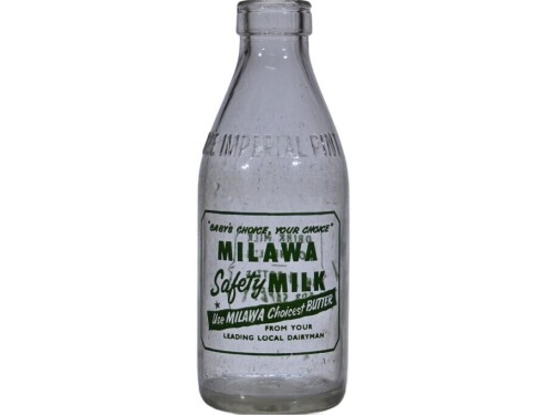 Milk - Imperial Pint - Milawa Safety Milk (Echuca)