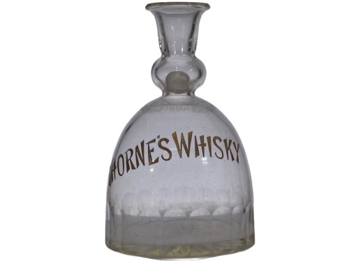 Whisky - Decanter - Thorne's Whisky (dust and fly proof patent)
