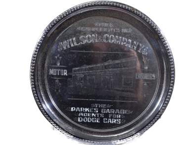 Advertising tray - Wilson & Company, Parkes