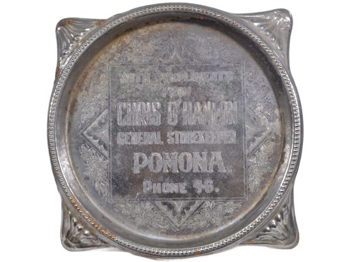Advertising Trivet - Chris O'Hanlon, Pomona