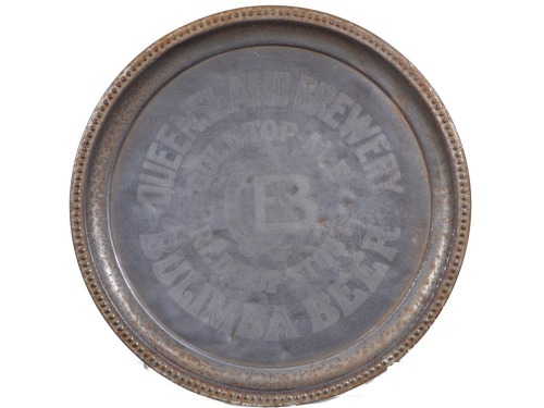 Advertising Tray - Queensland Brewery, Bulimba Beer