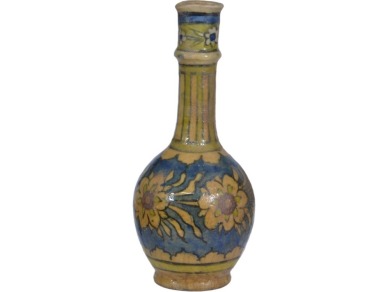 Middle Eastern - Stoneware floral decanter