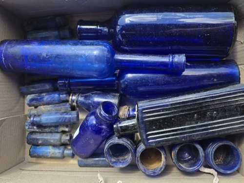 Box Lot - Blue Bottles