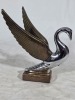 Hood Ornament - Gold Wing swan - 2