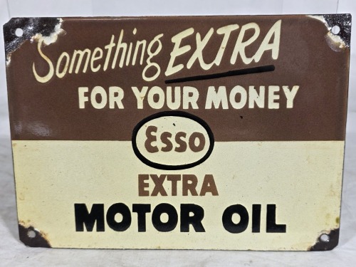 Garaganlia - Enamel sign - Esso motor Oil