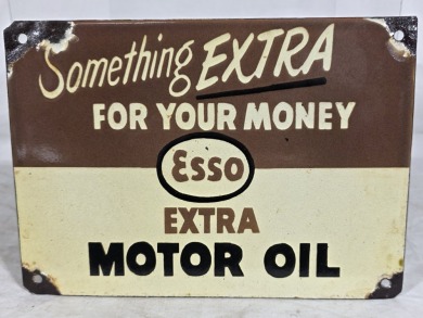 Garaganlia - Enamel sign - Esso motor Oil