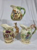 Musical jugs X 3 - Crown Devon