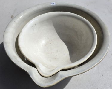 Pottery - Mixing Bowls x2