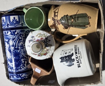 Group Lot - Water Jugs & China